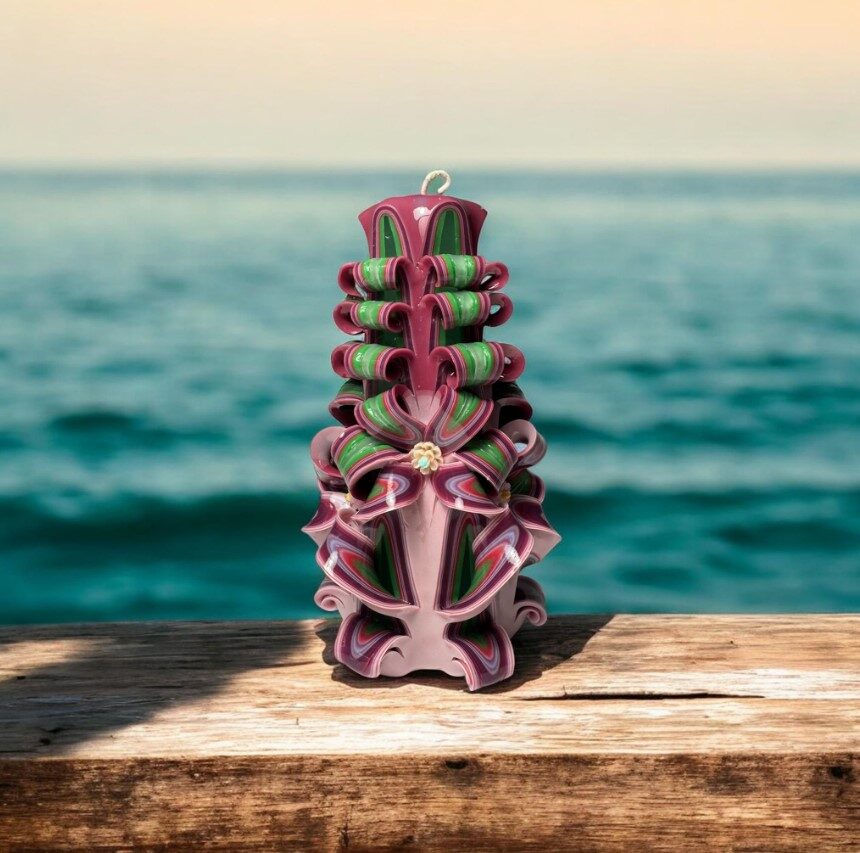 viocandles30 liguria, chiavari, candele artistiche, candele intagliate a mano, artigianato ligure, arredamento